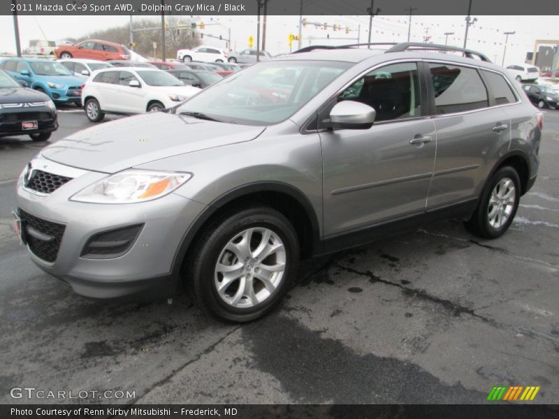 Dolphin Gray Mica / Black 2011 Mazda CX-9 Sport AWD