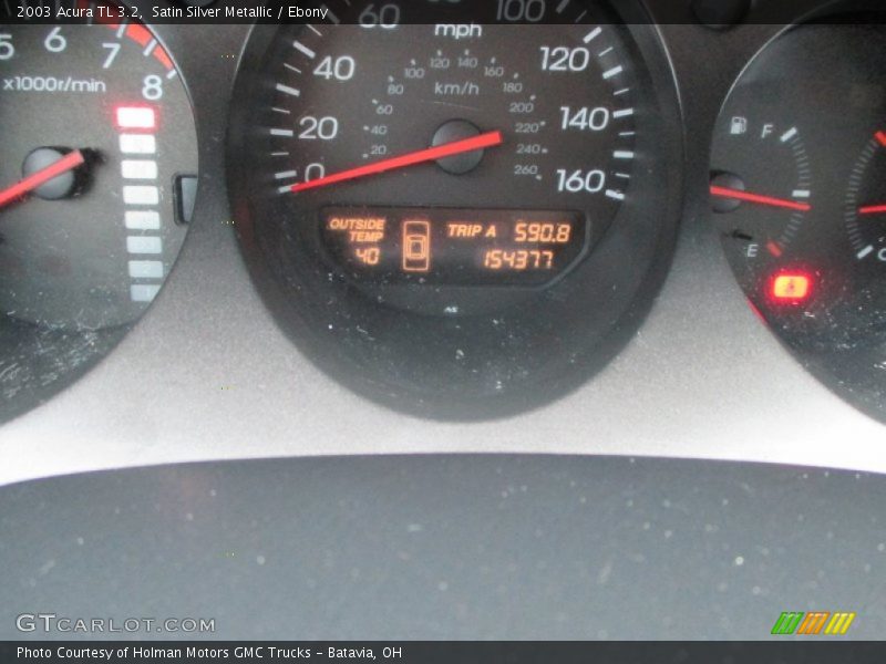 Satin Silver Metallic / Ebony 2003 Acura TL 3.2