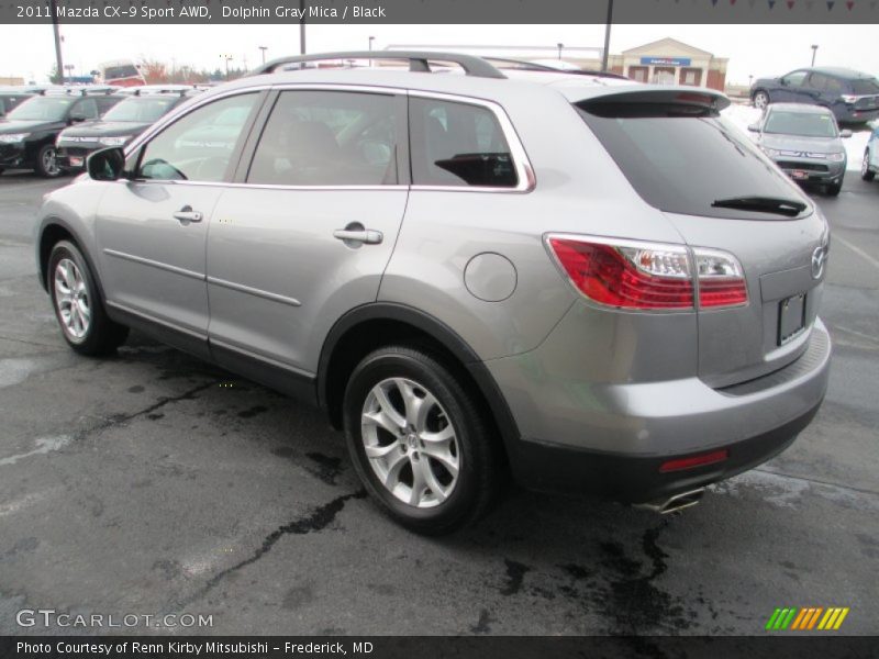 Dolphin Gray Mica / Black 2011 Mazda CX-9 Sport AWD