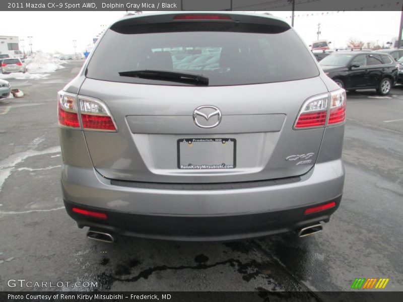 Dolphin Gray Mica / Black 2011 Mazda CX-9 Sport AWD