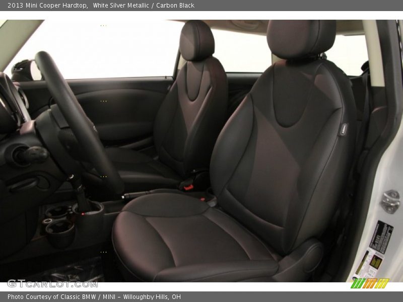 White Silver Metallic / Carbon Black 2013 Mini Cooper Hardtop