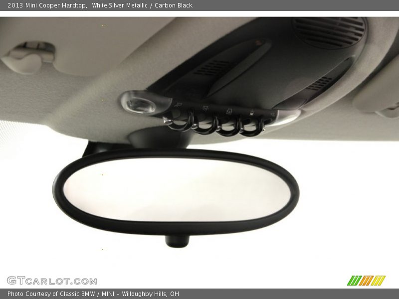 White Silver Metallic / Carbon Black 2013 Mini Cooper Hardtop