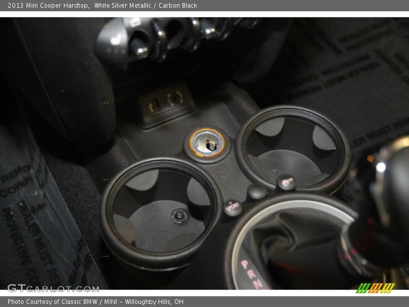 White Silver Metallic / Carbon Black 2013 Mini Cooper Hardtop