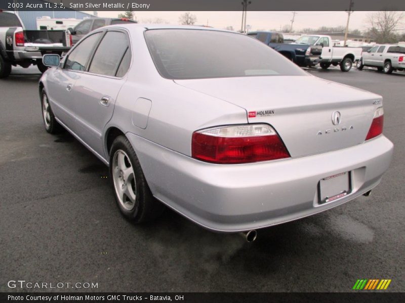 Satin Silver Metallic / Ebony 2003 Acura TL 3.2