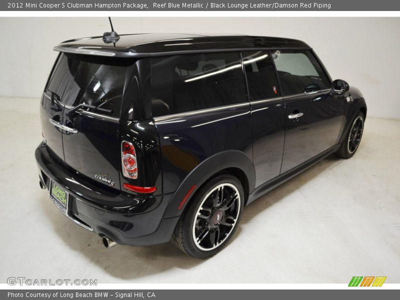 Reef Blue Metallic / Black Lounge Leather/Damson Red Piping 2012 Mini Cooper S Clubman Hampton Package