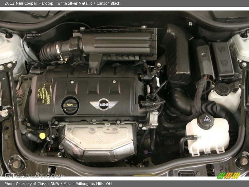 White Silver Metallic / Carbon Black 2013 Mini Cooper Hardtop