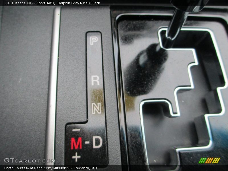 Dolphin Gray Mica / Black 2011 Mazda CX-9 Sport AWD