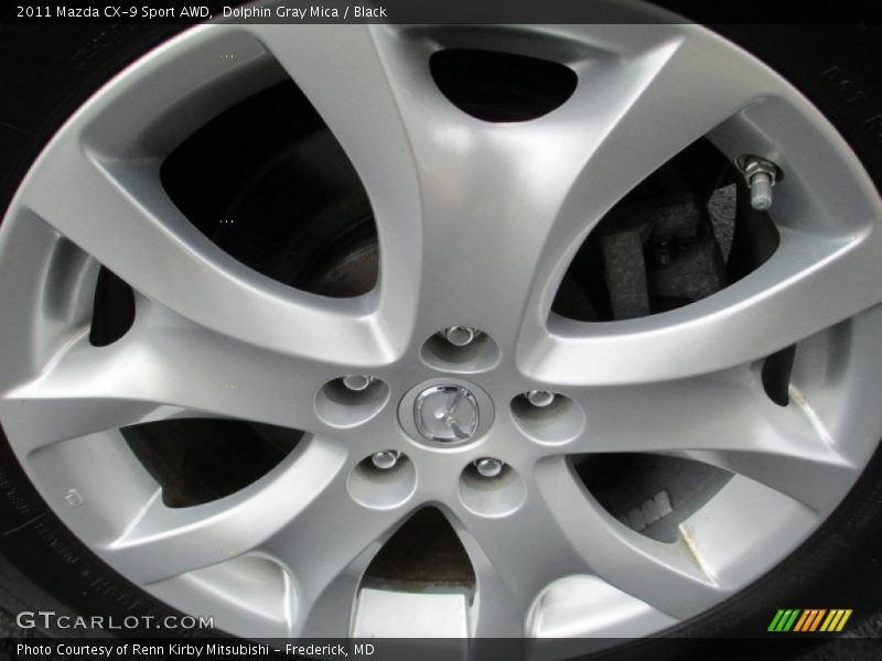 Dolphin Gray Mica / Black 2011 Mazda CX-9 Sport AWD