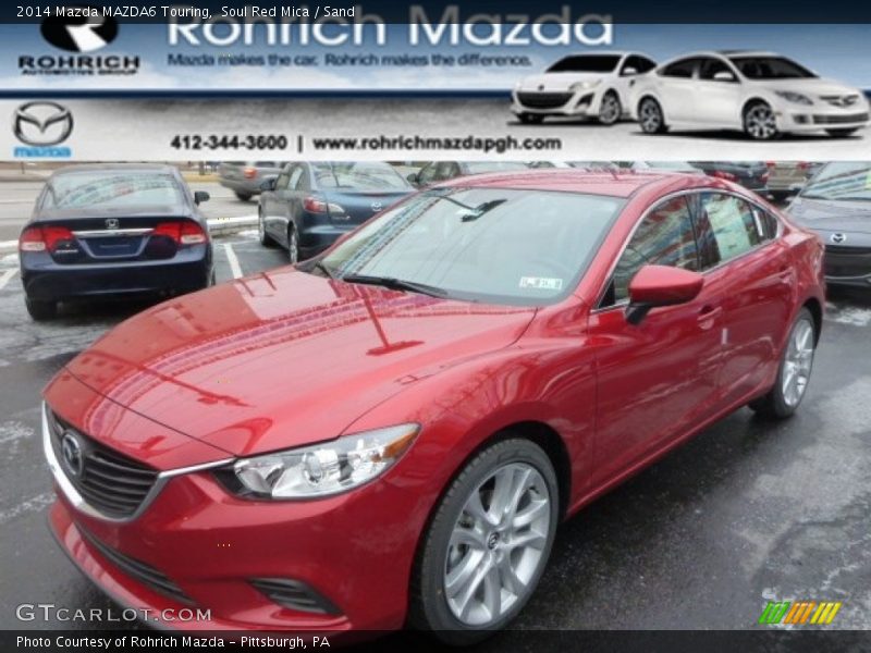 Soul Red Mica / Sand 2014 Mazda MAZDA6 Touring