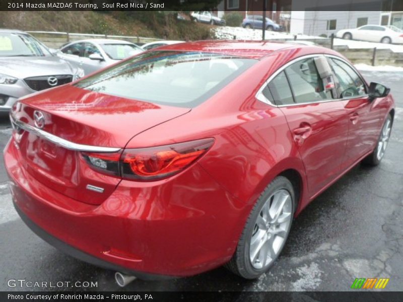 Soul Red Mica / Sand 2014 Mazda MAZDA6 Touring