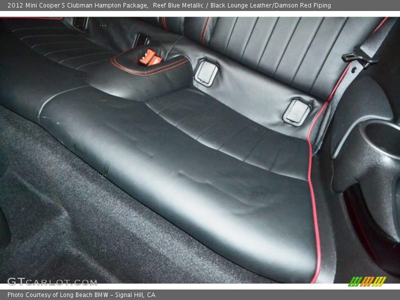 Reef Blue Metallic / Black Lounge Leather/Damson Red Piping 2012 Mini Cooper S Clubman Hampton Package