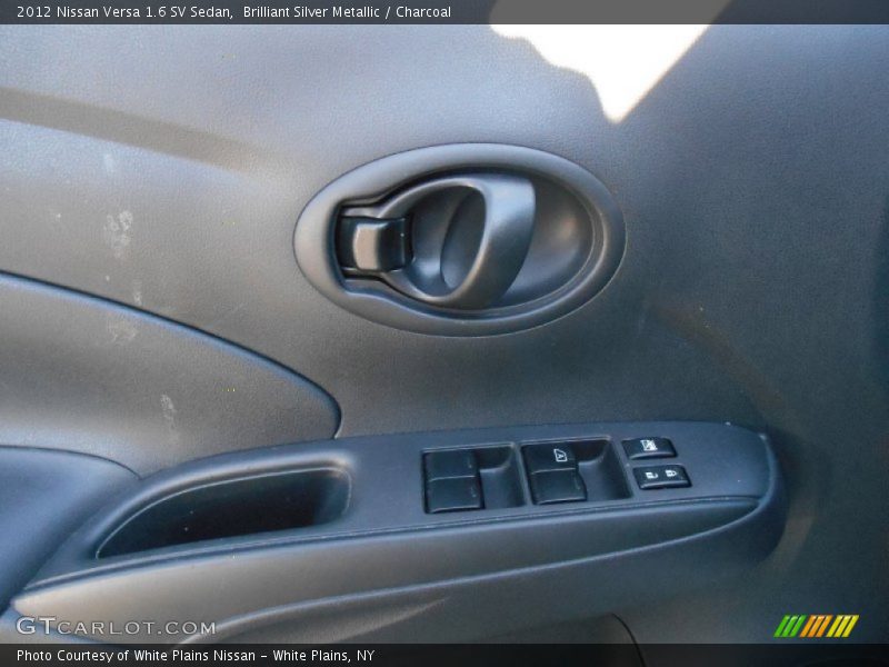 Brilliant Silver Metallic / Charcoal 2012 Nissan Versa 1.6 SV Sedan