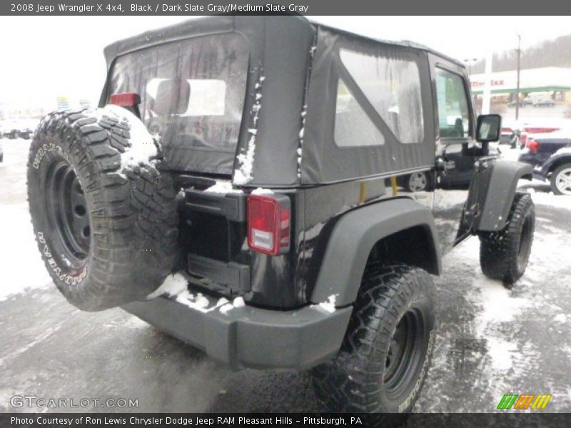 Black / Dark Slate Gray/Medium Slate Gray 2008 Jeep Wrangler X 4x4