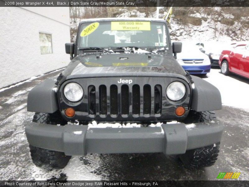 Black / Dark Slate Gray/Medium Slate Gray 2008 Jeep Wrangler X 4x4