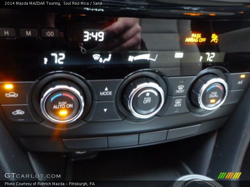 Soul Red Mica / Sand 2014 Mazda MAZDA6 Touring