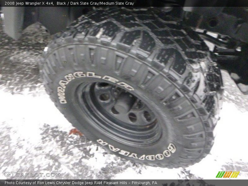 Black / Dark Slate Gray/Medium Slate Gray 2008 Jeep Wrangler X 4x4