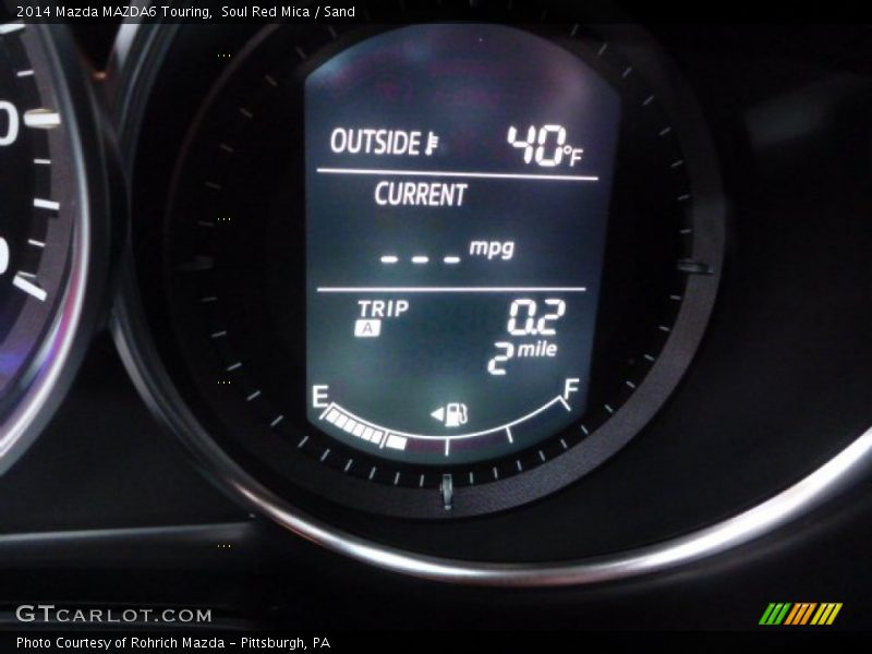 Soul Red Mica / Sand 2014 Mazda MAZDA6 Touring