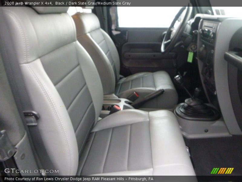 Black / Dark Slate Gray/Medium Slate Gray 2008 Jeep Wrangler X 4x4