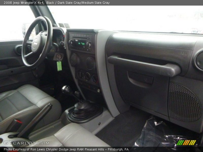 Black / Dark Slate Gray/Medium Slate Gray 2008 Jeep Wrangler X 4x4