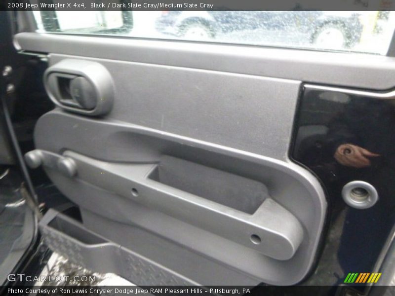 Black / Dark Slate Gray/Medium Slate Gray 2008 Jeep Wrangler X 4x4