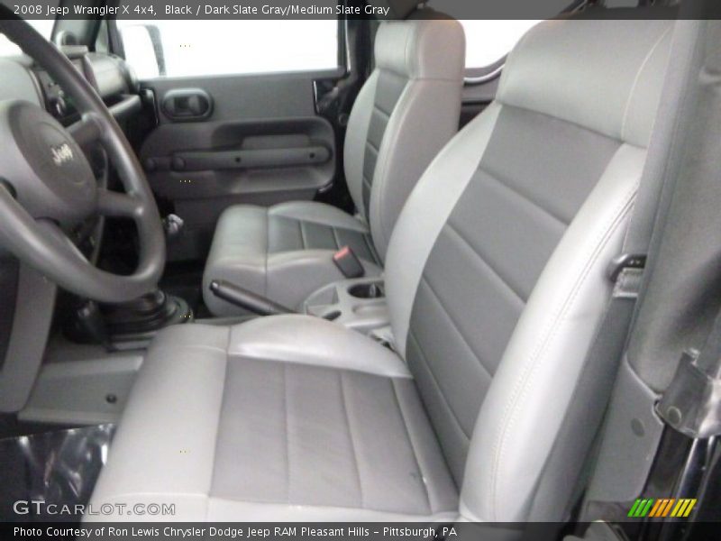 Black / Dark Slate Gray/Medium Slate Gray 2008 Jeep Wrangler X 4x4