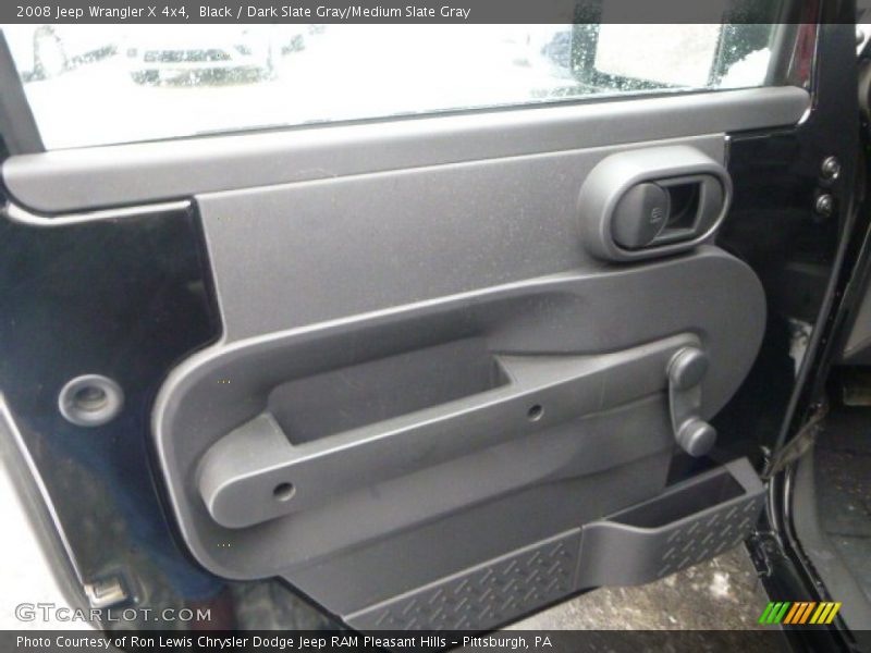 Black / Dark Slate Gray/Medium Slate Gray 2008 Jeep Wrangler X 4x4