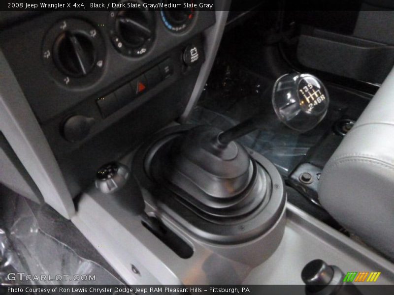 Black / Dark Slate Gray/Medium Slate Gray 2008 Jeep Wrangler X 4x4