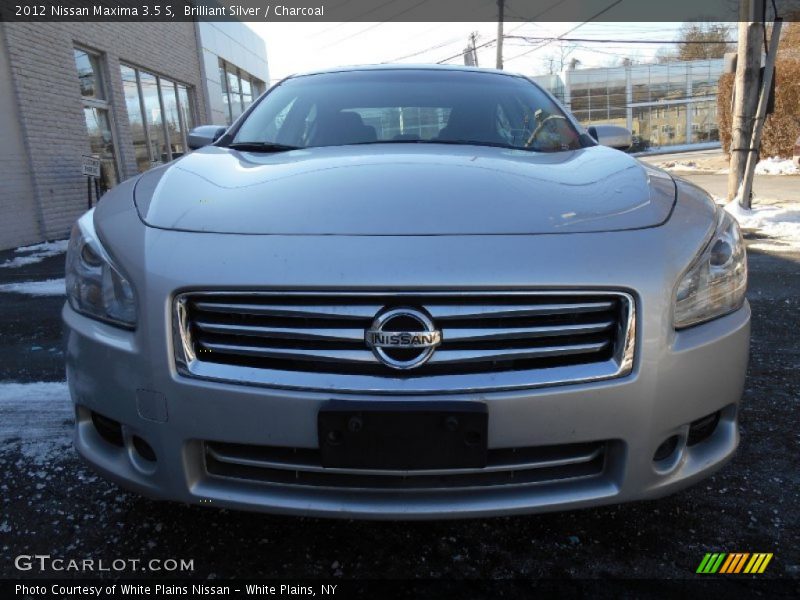 Brilliant Silver / Charcoal 2012 Nissan Maxima 3.5 S