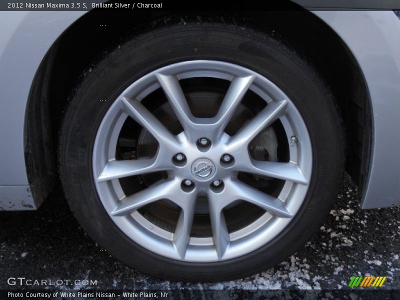 Brilliant Silver / Charcoal 2012 Nissan Maxima 3.5 S