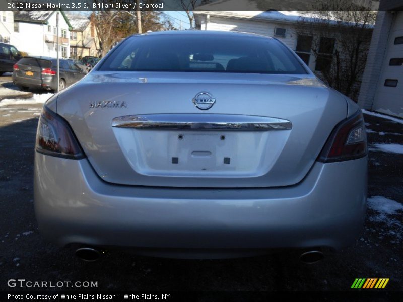 Brilliant Silver / Charcoal 2012 Nissan Maxima 3.5 S