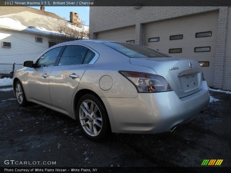 Brilliant Silver / Charcoal 2012 Nissan Maxima 3.5 S