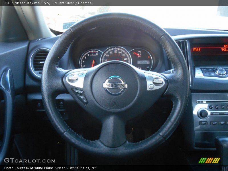 Brilliant Silver / Charcoal 2012 Nissan Maxima 3.5 S