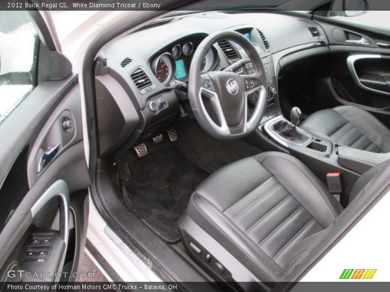 White Diamond Tricoat / Ebony 2012 Buick Regal GS