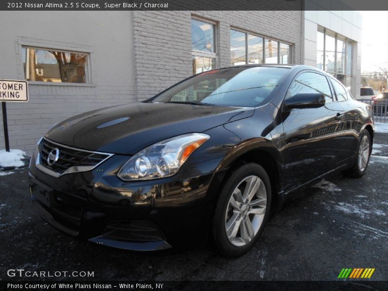 Super Black / Charcoal 2012 Nissan Altima 2.5 S Coupe