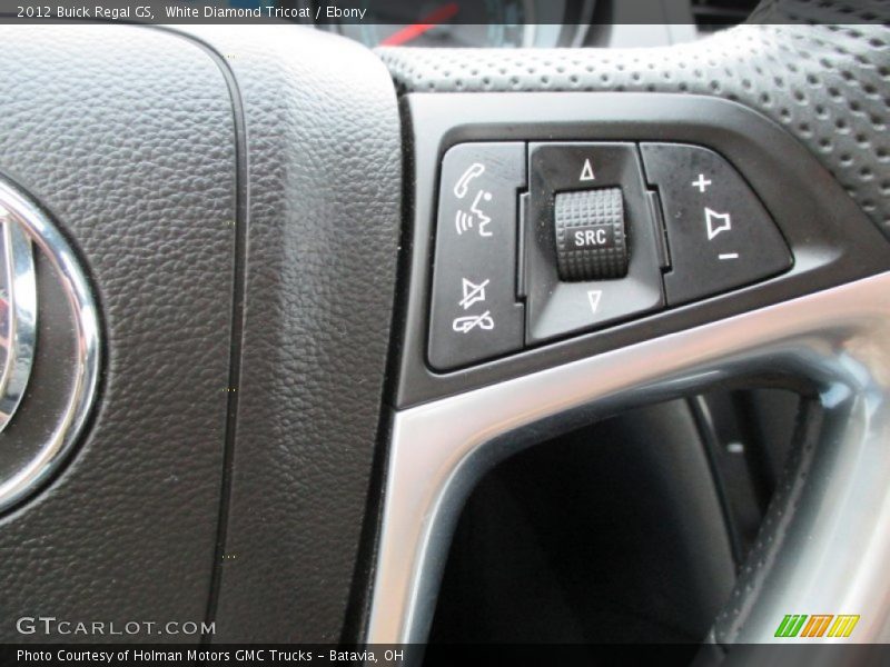 White Diamond Tricoat / Ebony 2012 Buick Regal GS