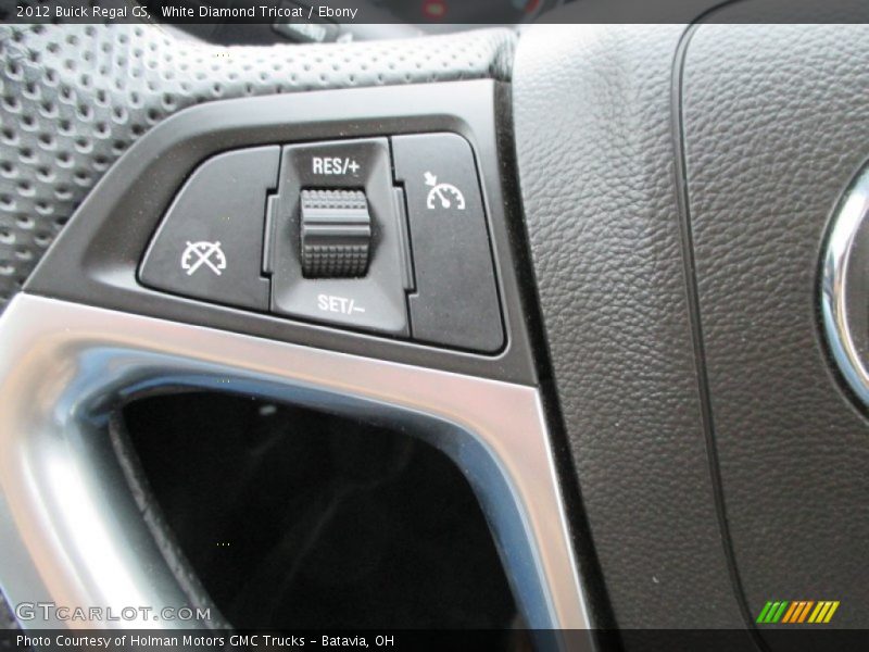 White Diamond Tricoat / Ebony 2012 Buick Regal GS