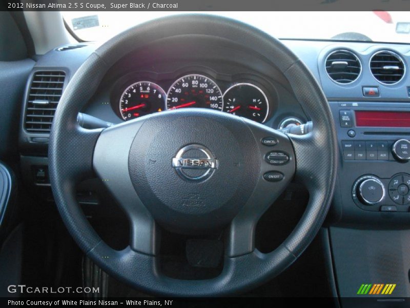 Super Black / Charcoal 2012 Nissan Altima 2.5 S Coupe