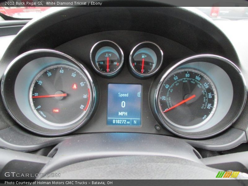 White Diamond Tricoat / Ebony 2012 Buick Regal GS