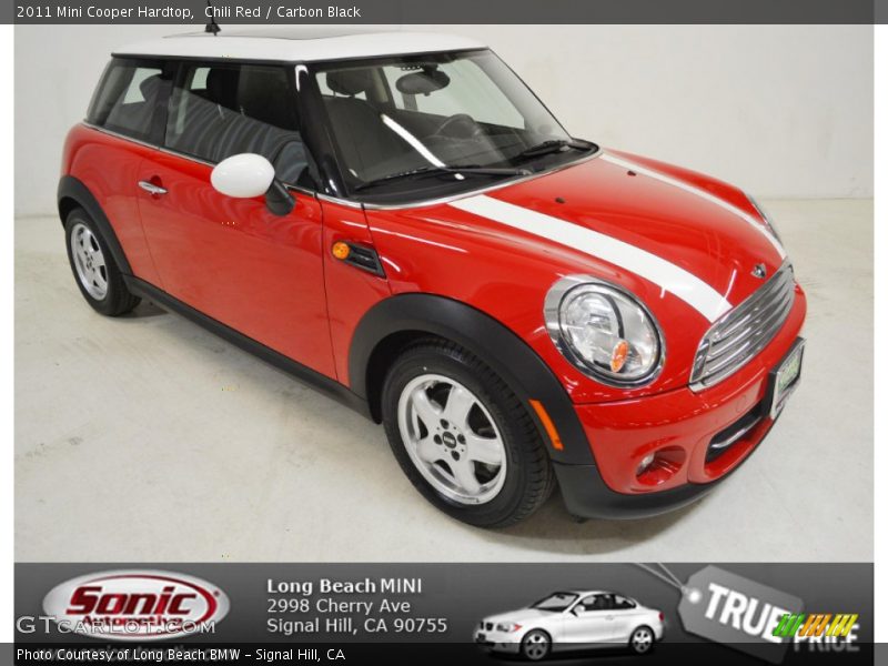 Chili Red / Carbon Black 2011 Mini Cooper Hardtop