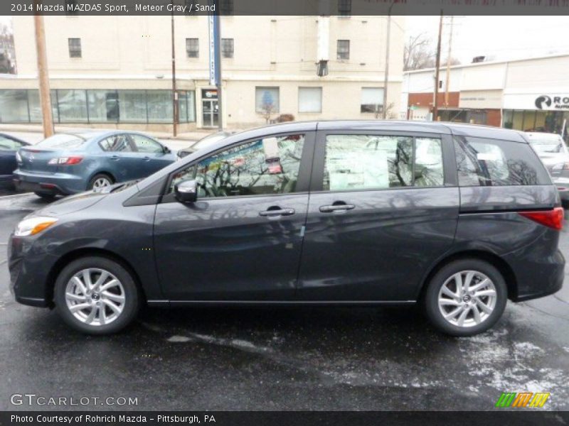 Meteor Gray / Sand 2014 Mazda MAZDA5 Sport