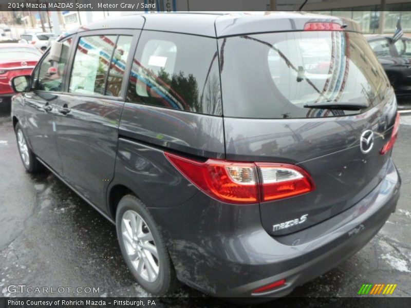 Meteor Gray / Sand 2014 Mazda MAZDA5 Sport