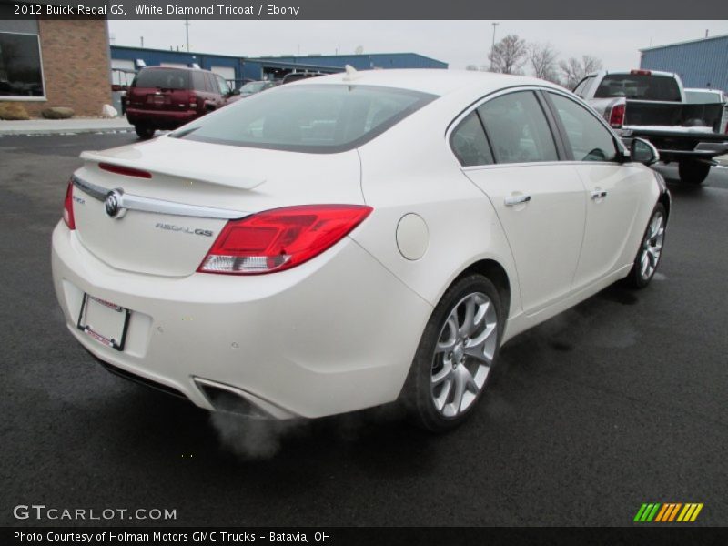 White Diamond Tricoat / Ebony 2012 Buick Regal GS