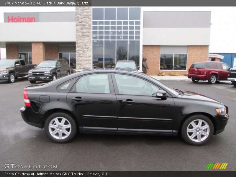 Black / Dark Beige/Quartz 2007 Volvo S40 2.4i