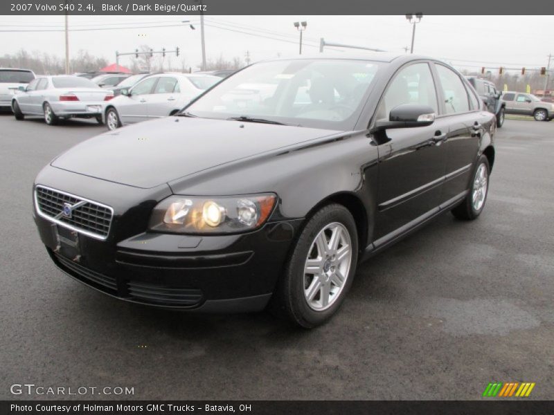 Black / Dark Beige/Quartz 2007 Volvo S40 2.4i