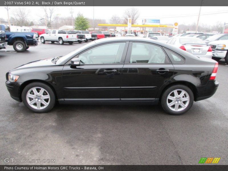Black / Dark Beige/Quartz 2007 Volvo S40 2.4i