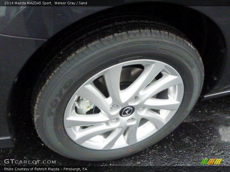 Meteor Gray / Sand 2014 Mazda MAZDA5 Sport