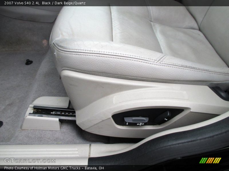 Black / Dark Beige/Quartz 2007 Volvo S40 2.4i