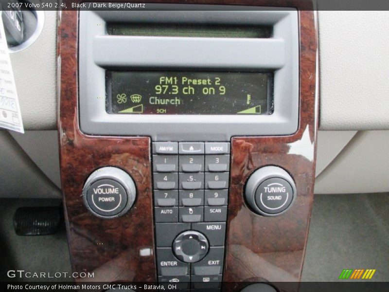 Black / Dark Beige/Quartz 2007 Volvo S40 2.4i