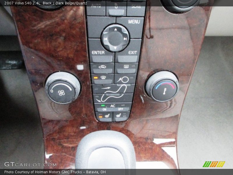 Black / Dark Beige/Quartz 2007 Volvo S40 2.4i
