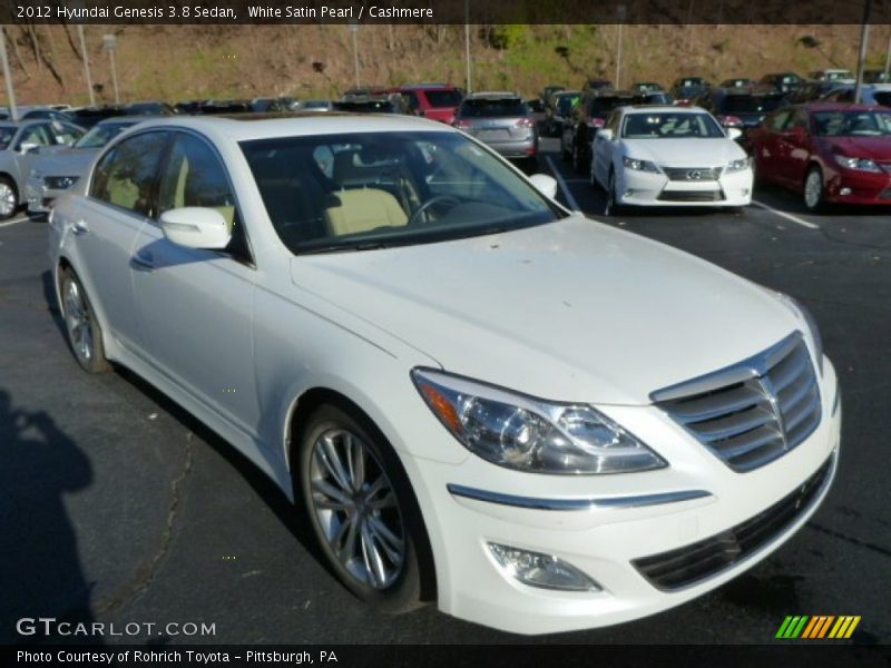 White Satin Pearl / Cashmere 2012 Hyundai Genesis 3.8 Sedan